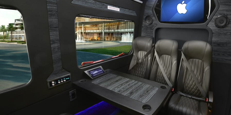 13 Passenger Executive Shuttle Sprinter Black - Grech Motors